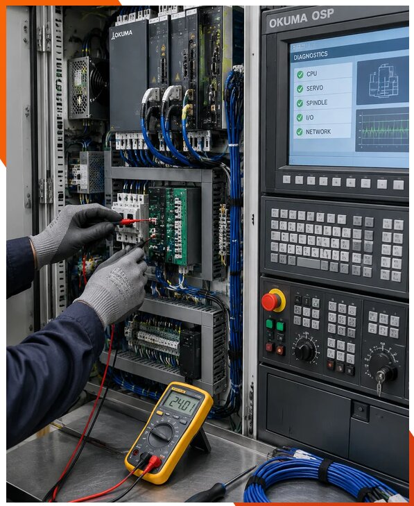Ремонт систем ЧПУ Okuma OSP в Грозном